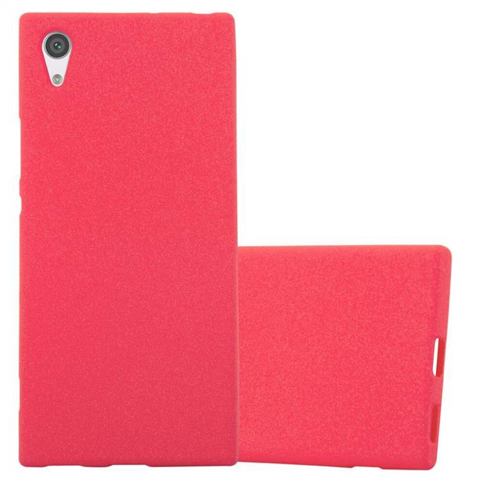 (FROST RED) Cadorabo Case for Sony Xperia XA1 case cover