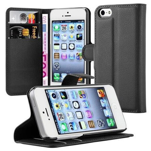 Cadorabo Case for Apple iPhone 5 / 5S / SE 2016 Cover Book Wallet