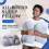 3D Neck Micro Airball Pillow Deep Sleep Pressure Relief Washable 7