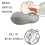 3D Neck Micro Airball Pillow Deep Sleep Pressure Relief Washable 4