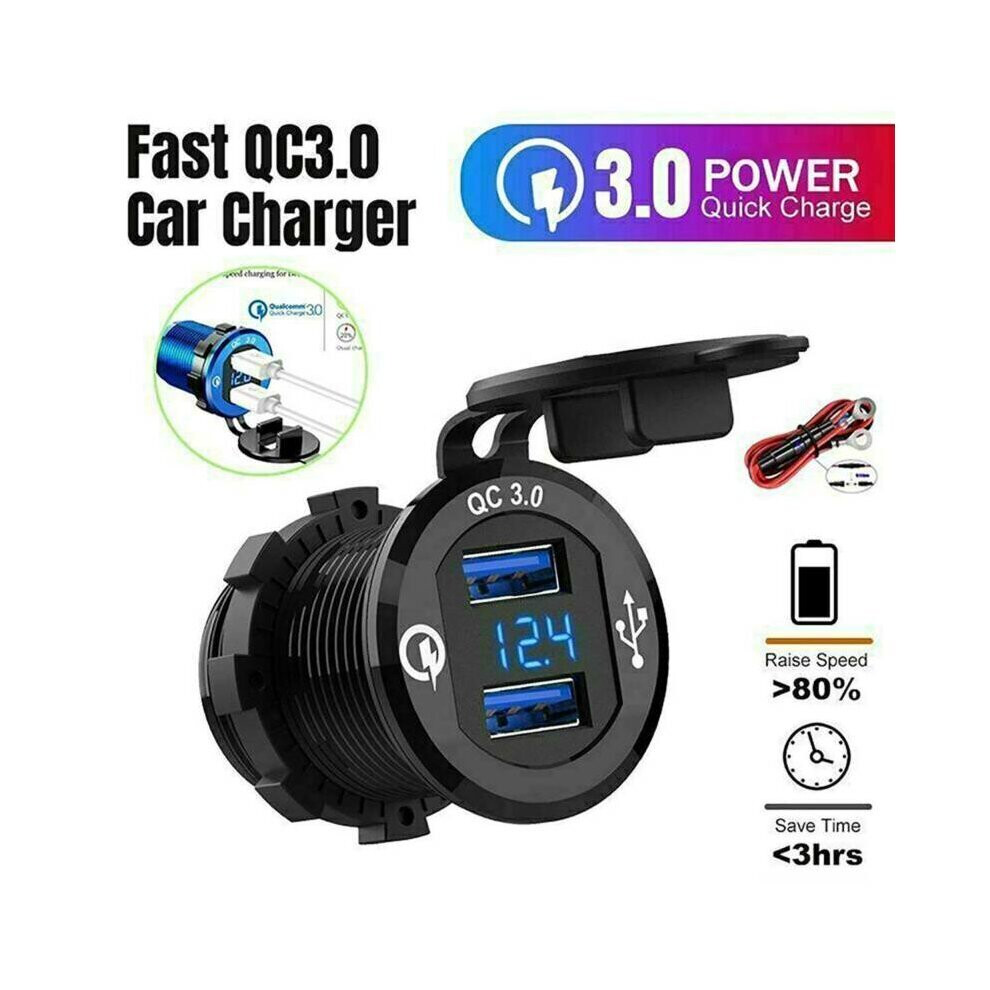 (12V Car Charger Socket ) 15W Qi Fast Charging Auto-Clamping Car Phone Holder With 12V Car Charger Socket 7348687263480
