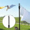 (Single) 2.4M Heavy Duty Washing Line Prop Telescopic 8