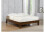 Charlie Wooden Platform Double Bed in Rustic Oak 1
