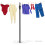 (Single) 2.4M Heavy Duty Washing Line Prop Telescopic 6