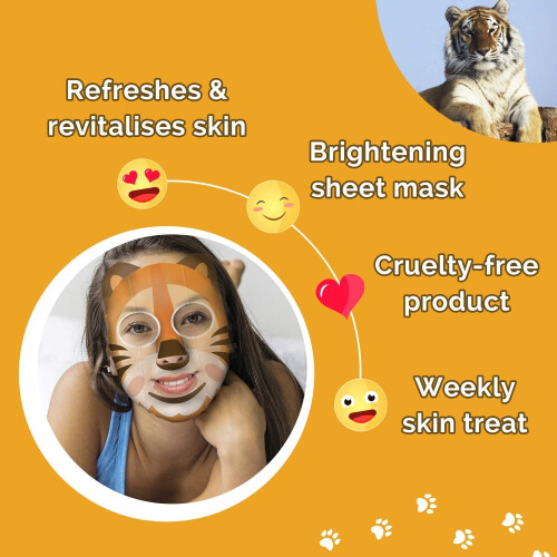 ANIMAL TIGER face mask 1 u 2