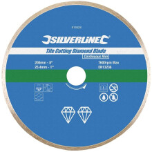 Silverline 918528 Tile Cutting Diamond Disc 200 x 25.4 mm