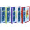 Exacompta Chroma Kreacover PP Ring Binder, 4 Ring, 15mm spine, Assorted colours, Pack 5 1