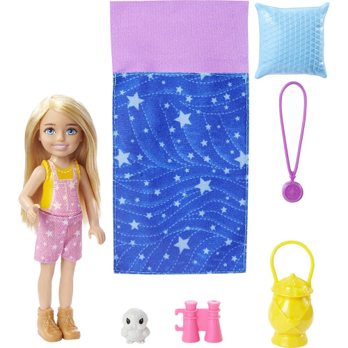 Barbie Poup   e Barbie Chelsea en camping