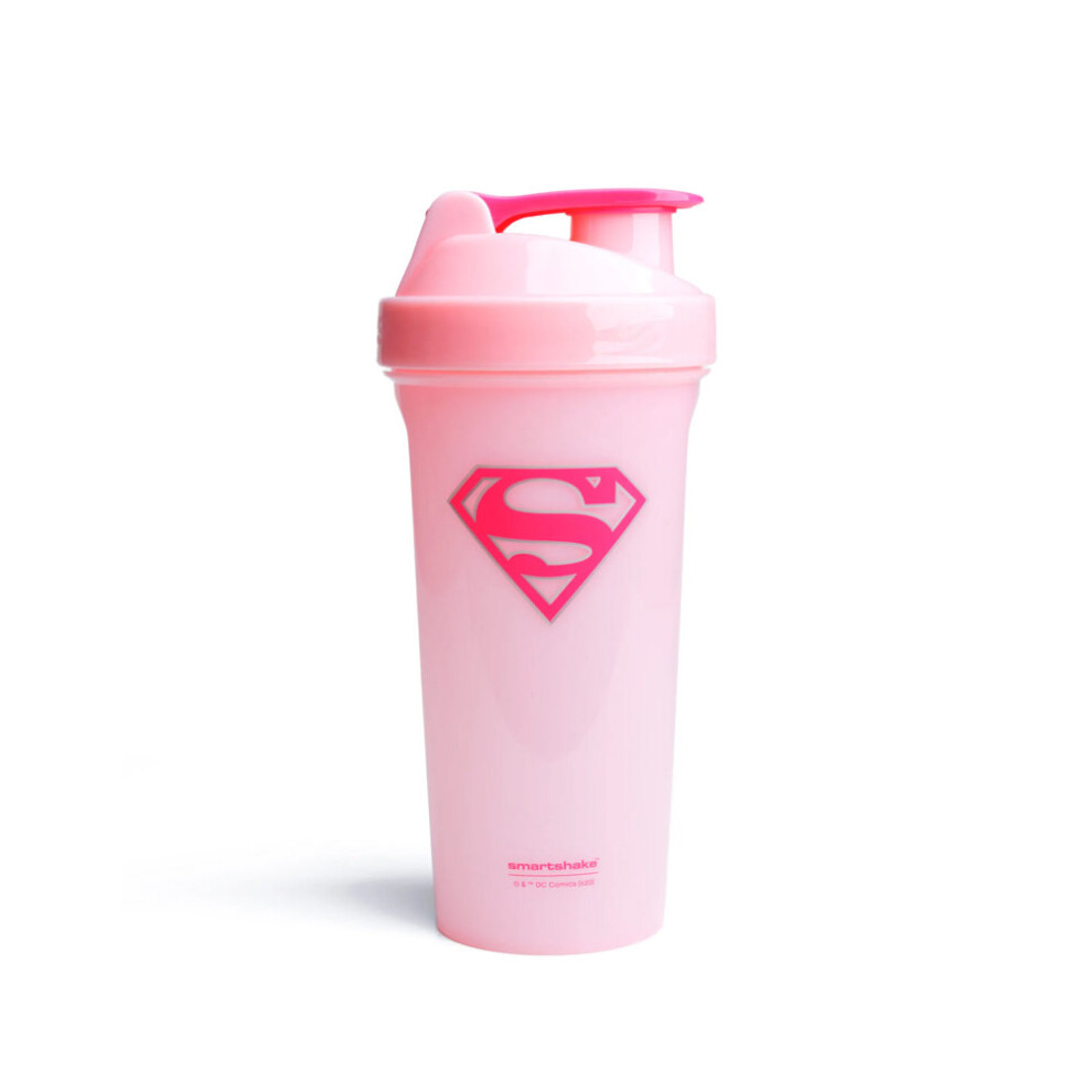 Smart Shake (Supergirl) Dc Comic Protein Shaker Mixer Bottle Hero Blender 800Ml