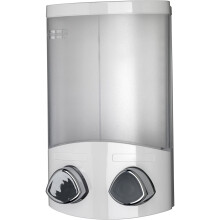 Croydex PA660622 Euro Soap Dispenser Duo White