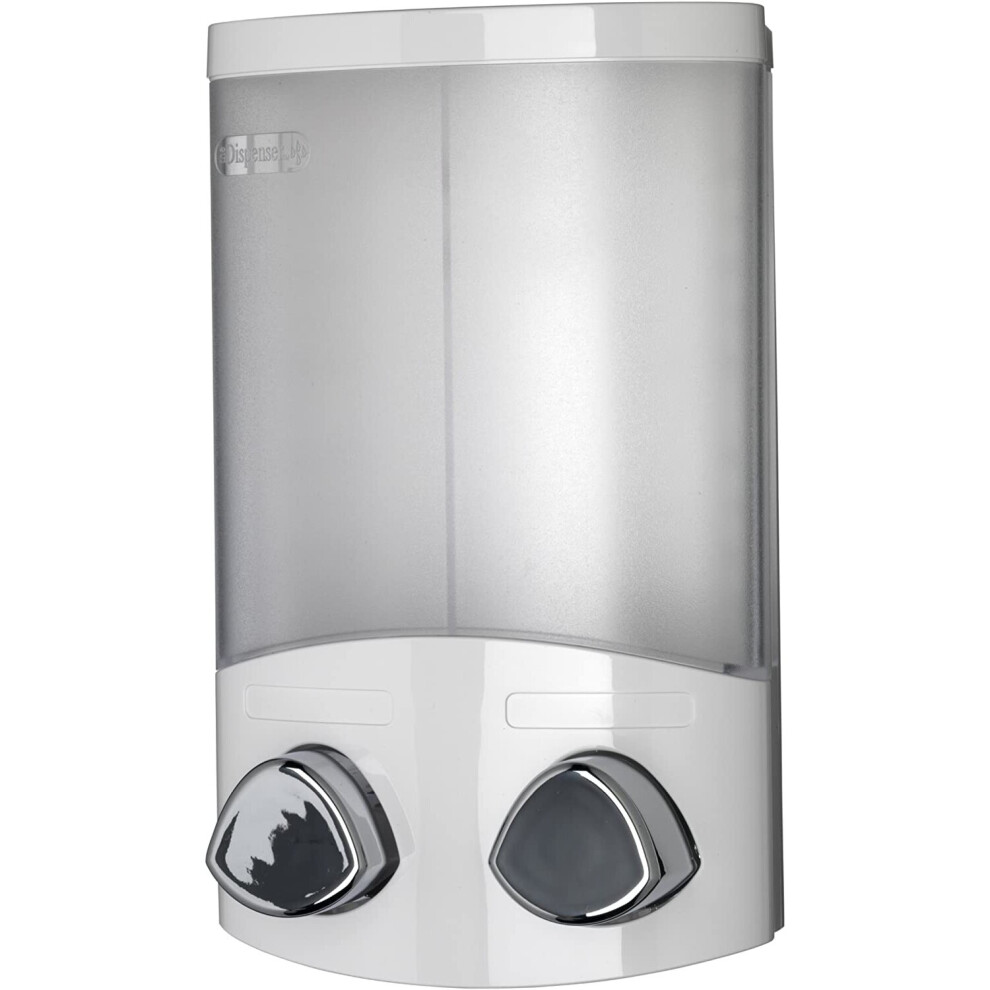 Croydex PA660622 Euro Soap Dispenser Duo White