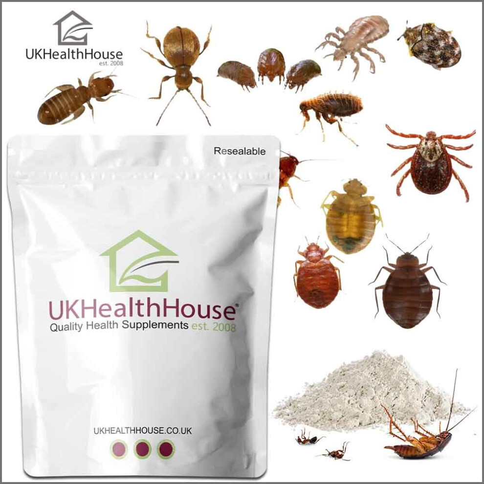 (100g Natural Diatomaceous Earth DE Pest Control Red Mite Worm Powder FEED GRADE) 100% Natural Diatomaceous Earth DE FEED GRADE