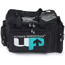 Ultimate Performance Medizintasche Physiotherapie – Unisex, 56 cm, mit verstellbarem Innenorganizer, abnehmbare Hüfttasche, Schwarz