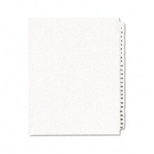 Avery Juridiska Indelare, Standard Set, A4, Sidotabbar, 1-25 Indelningar (01330)