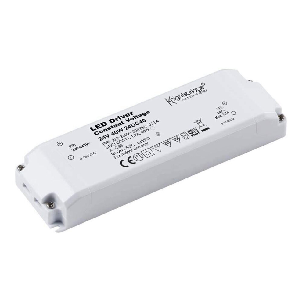 Knightsbridge Ip2024v Dc 40W Led Driver - Constant Voltage 5055832959908