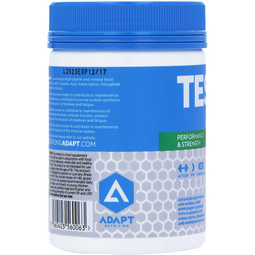 ADAPT NUTRITION Testo Plus Capsules, Pack of 120 2