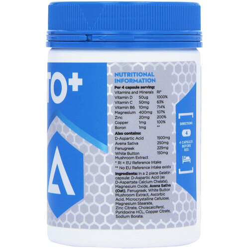 ADAPT NUTRITION Testo Plus Capsules, Pack of 120 1