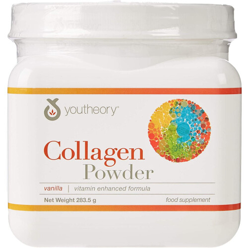Youtheory, Poudre de Collagène, Vanille, 10 oz (283 g)