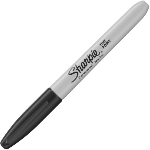 Sharpie Sharpie Permanent Markers | Fine Point | Black | Box of 24 1