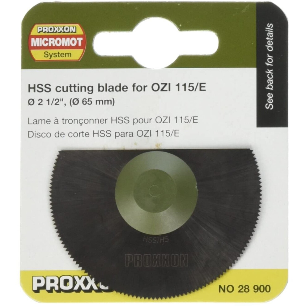 Proxxon 28900Â Hss Cutting Disc For Ozi/E Ã65Â Mm 160Â Teeth 4006274289000