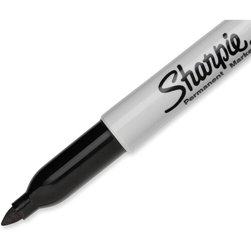 Sharpie Sharpie Permanent Markers | Fine Point | Black | Box of 24 2
