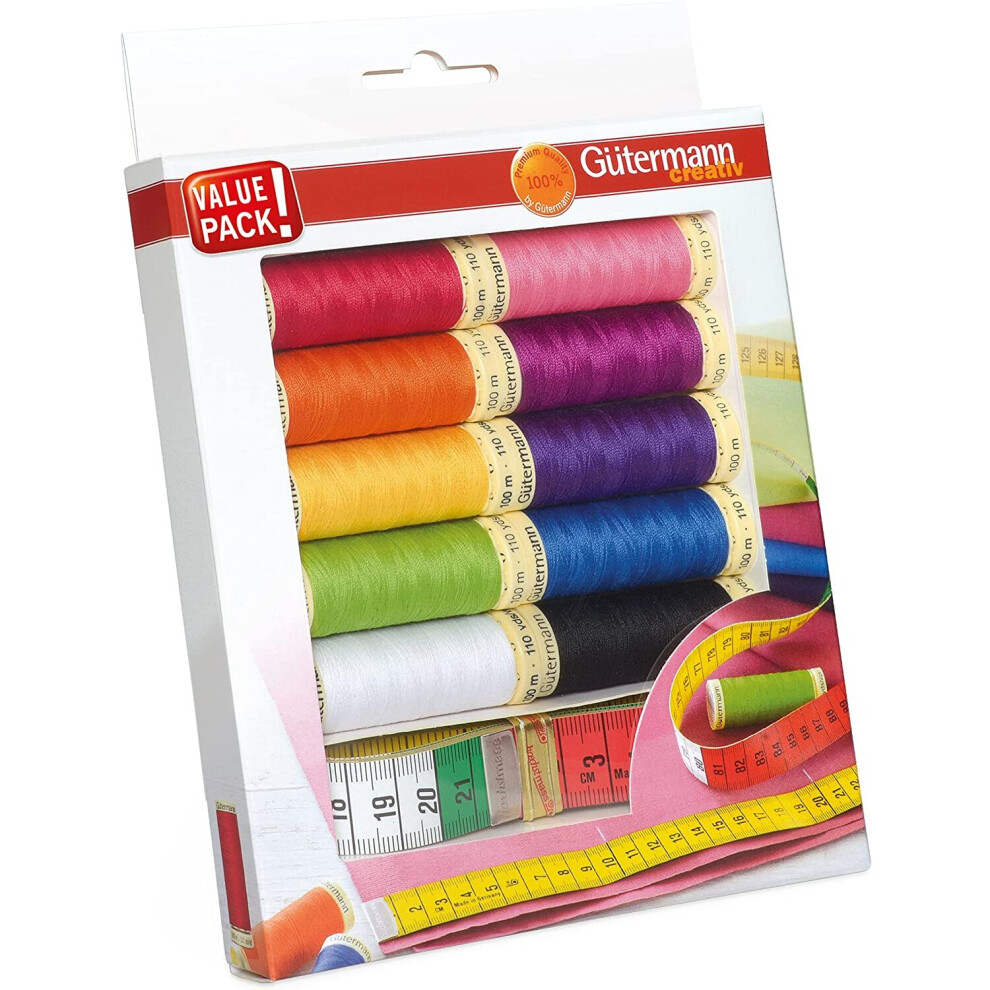 Gutermann Thread Set, Multi-Colour, 100m