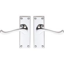 Carlisle Brass CBS55CP/BP Door Handle, Polished Chrome