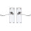 Carlisle Brass CBS55CP/BP Door Handle, Polished Chrome 1