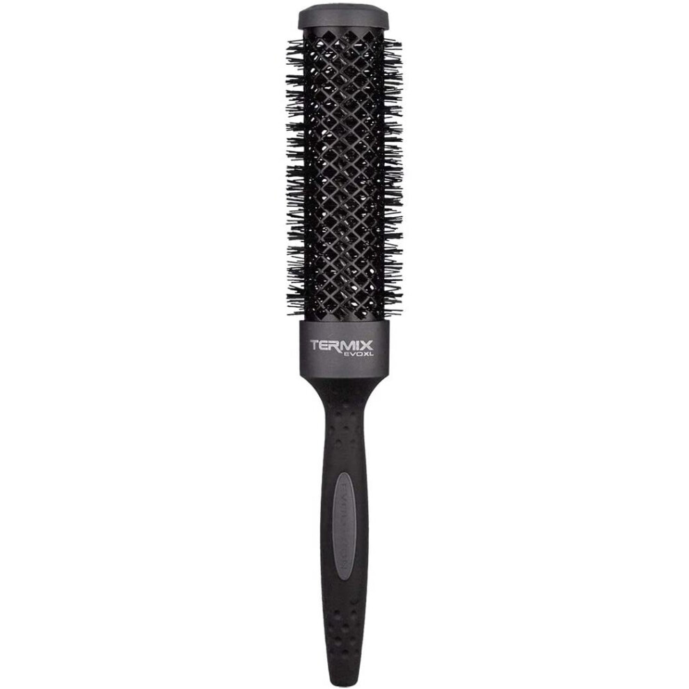 Termix Evolution Xl Round Hairbrush Ã 32 Mm, 3Cm Longer- Hairbrush With Ionized Fibers And A 25% Extra Surface For Faster Drying, B-4094