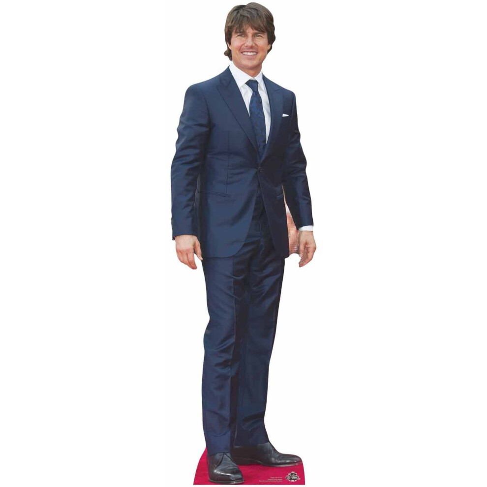 Star Cutouts Ltd CS637 Star Cutouts Tom Cruise Life Size Cardboard Cut Out, Multi-Colour, 170 x 51 x 170 cm