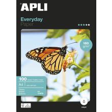 Apli Everyday Paper Glossy 180gsm A4 Ref 11475 [100 Sheets]