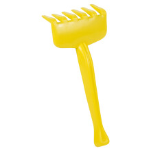 (Yellow, 2) Kids Plastic Beach Colourful Rake Set Outdoor Toy