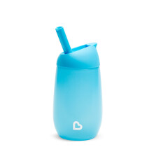 Munchkin Simple Clean Straw Cup Baby Feeding Beaker Blue 296ml