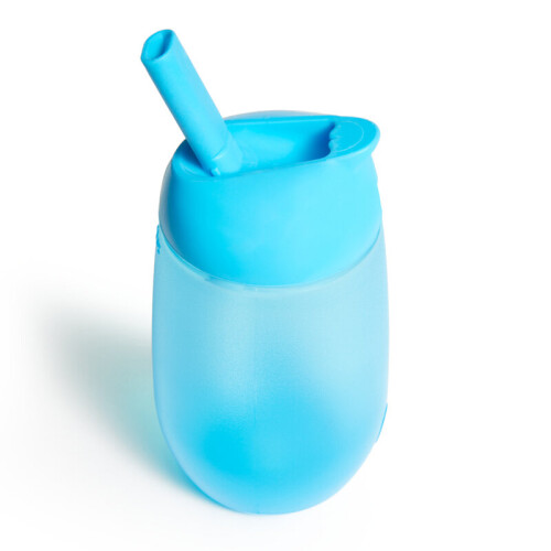 Munchkin Munchkin Simple Clean Straw Cup Baby Feeding Beaker Blue 296ml 2