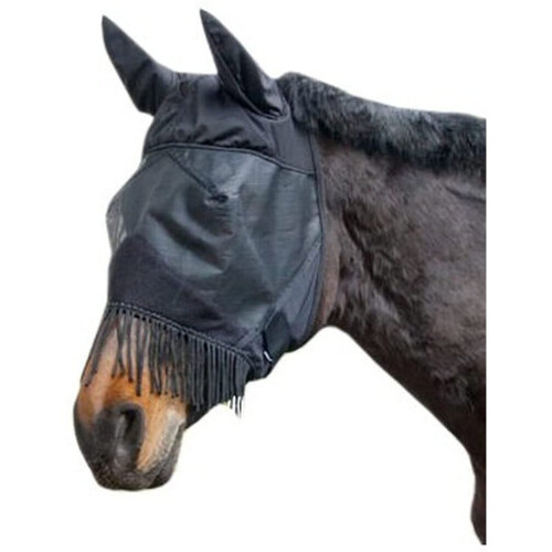 Kerbl VB 321268 Fly Mask with Ear Protection and Nostril String