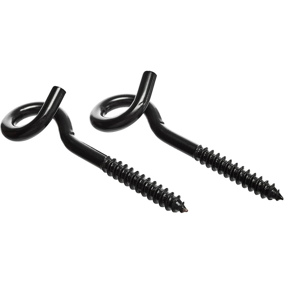 Merriwayâ® Bh00287 Pigtail Swing Hammock Hook Black Japanned, 130 Mm (5.1/2 Inch) - Pack Of 2 5013249315588