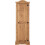 Corona 1 Door Wardrobe Distressed Waxed Pine 7