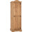 Corona 1 Door Wardrobe Distressed Waxed Pine 1