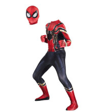 (140) Spider-Man Homecoming Iron Spiderman Suit Superhero Costume Cosplay Jumpsuit