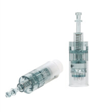 (Round Nano) Dr. Pen M8 Needle Cartridges Electric Derma Pen Bayonet Cartridges 10 PCS 16/36/Nano Tattoo Micro Needles Tip Derma Stamp