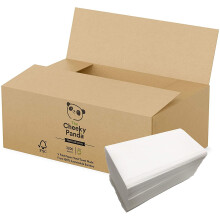 The Cheeky Panda – Professional V Fold Hand Towels | Bulk Box of 3200 Sheets | Plastic-Free, Eco-Friendly, Super Soft, Strong & Sustainable