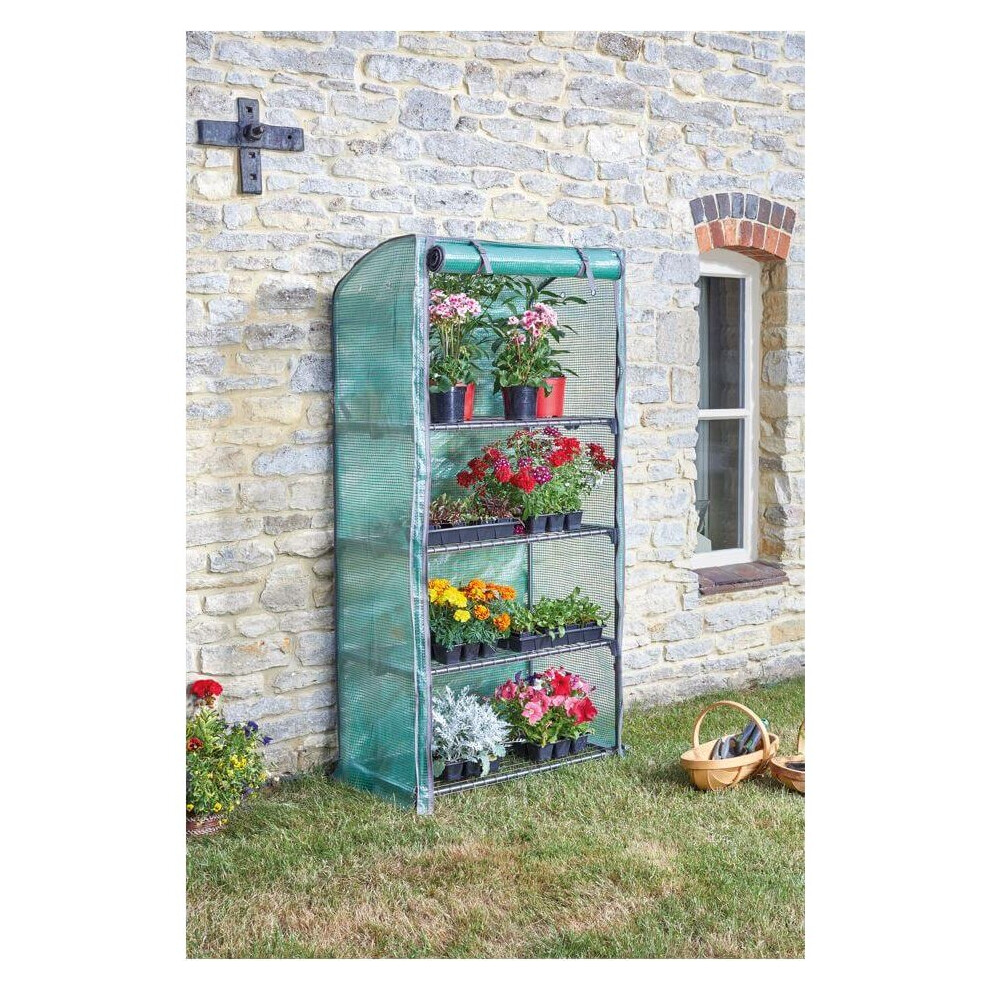 GroZone Grow your own Grow House 4 tier Shelf with cover Smart Garden 6510001
