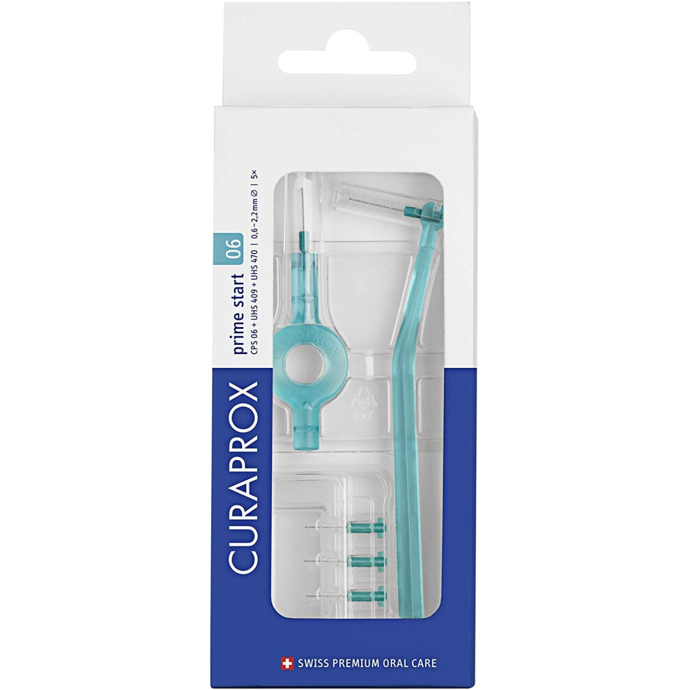 Curaprox CPS 06 Interdental Starter Kit, Turquoise, 19 g, CPSK-06