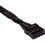 Corsair Corsair 30 cm Black Premium Braided Sleeved Front Panel Extension Kit 9