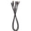 Corsair Corsair 30 cm Black Premium Braided Sleeved Front Panel Extension Kit 5