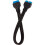 Corsair Corsair 30 cm Black Premium Braided Sleeved Front Panel Extension Kit 11