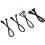Corsair Corsair 30 cm Black Premium Braided Sleeved Front Panel Extension Kit 1