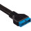 Corsair Corsair 30 cm Black Premium Braided Sleeved Front Panel Extension Kit 12