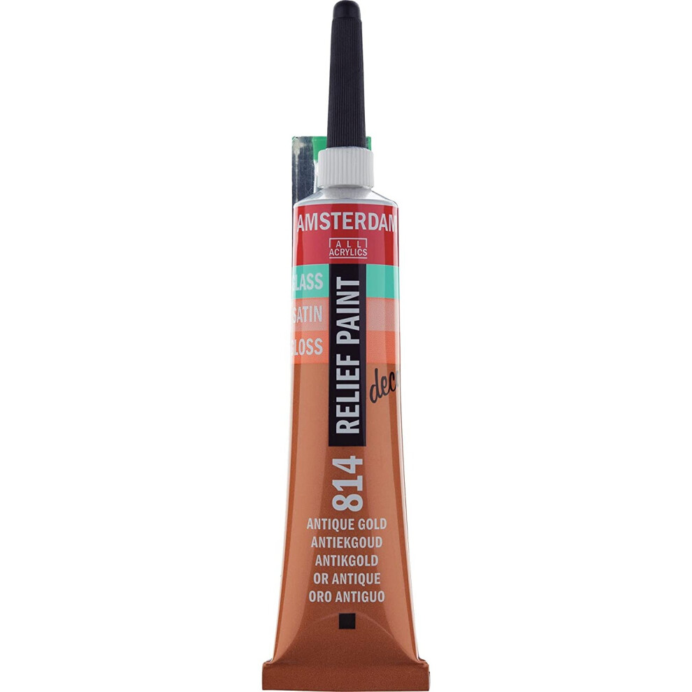 Decorfin Relief (Gutta Outliner) Paint Gold - 20Ml 8712079134082