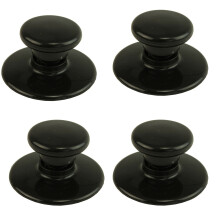 Round Universal Lid Knob x 4 for Slow Cooker Pot, Glass Saucepan
